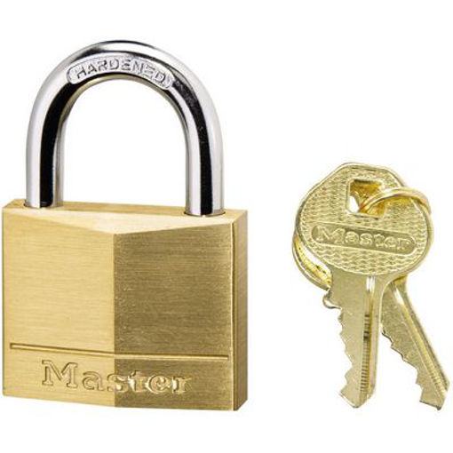 Picture of Padlock, Brass 1-3/16" Wide - No: ML-130D