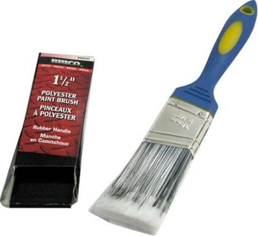 Picture of Paint Brush Poly 1.5" Angled - No: P003030
