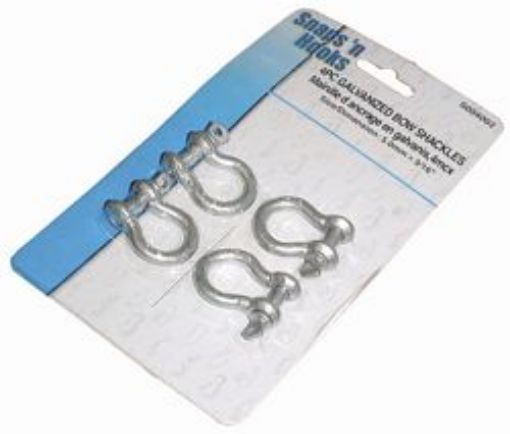 Picture of Shackle Bow Galv 4Pc 3/16" Cd - No: S004002