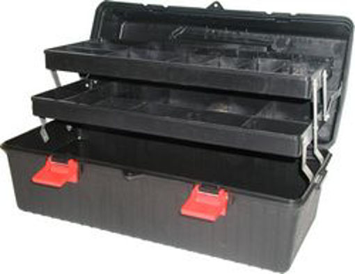 Picture of Tool Box Plastic 17" 2-Trays - No: T004847