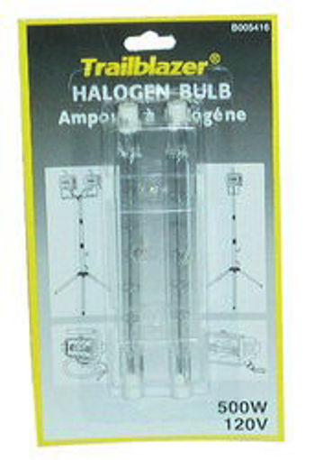 Picture of Bulb Halogen 500 Watt 2pc - No: B005416