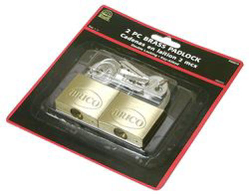 Picture of Padlock Brass 2pc 1 1/2" - No: P002610