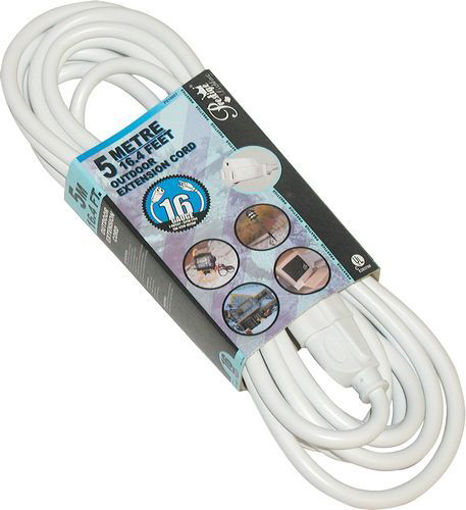 Picture of Pwr Ext Cord O/D 16/3 15m Wht - No: P010809