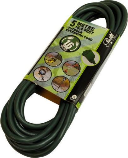 Picture of Pwr Ext Cord O/D 16/3 15MGREEN - No: P010814