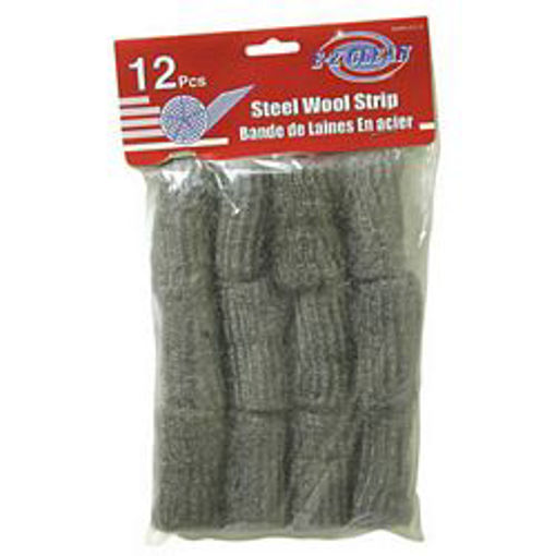 Picture of Steel Wool  Strip Fine 12Pk - No: 072114