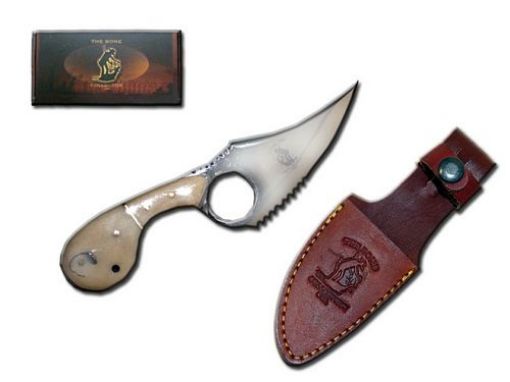 Picture of Knife 7" Skinner Bone W/Sheath - No: BC-793