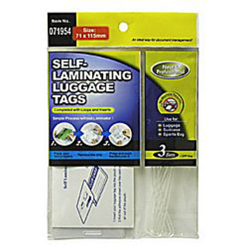 Picture of Laminating Inst Tags Lug 3Pk - No: 071954