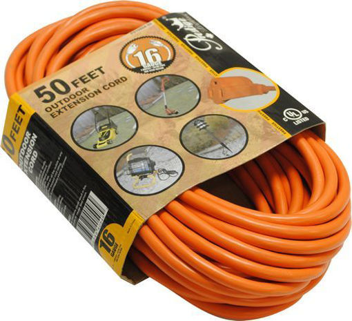 Picture of Pwr Ext Cord O/D 16/3 50' Oran - No: P010804-50
