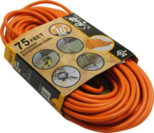 Picture of Pwr Ext Cord O/D 16/3 75' Oran - No: P010805-75
