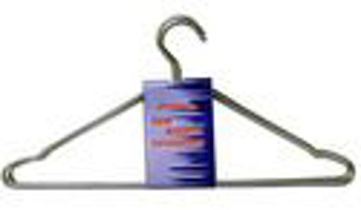 Picture of Hanger Coat 3Pk Steel Wire - No 068692