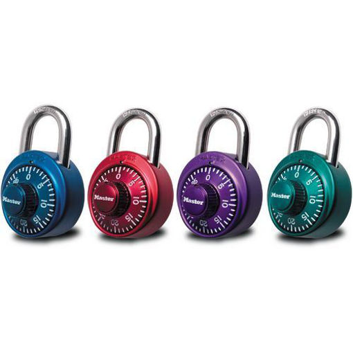 Picture of Combo Lock, Colored 3-Digit - No ML-1530DCM