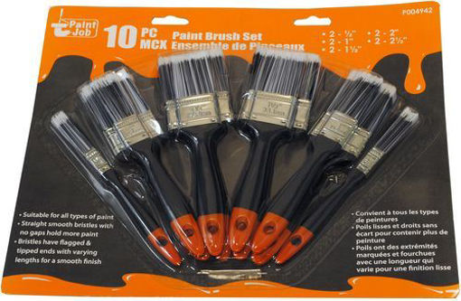 Picture of Paint Brush Poly 10Pc. 1" - 2 1/2" - No P004942