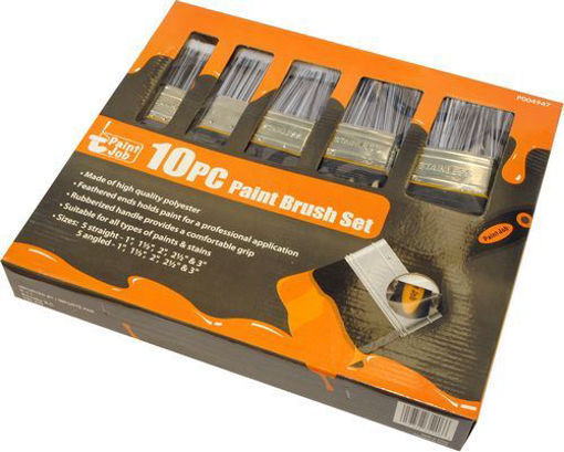 Picture of Paint Brush Poly 10Pc.Rubber Hd - No P004947