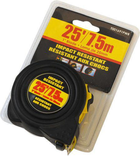 Picture of Tape Measure 1"X7.5M/25Ft Rubber - No T001691PWR