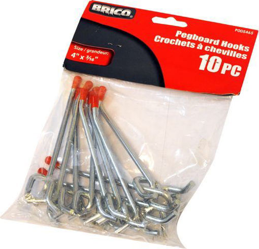 Picture of Pegboard Hook 4IN 10Pc. Pack - No P005465