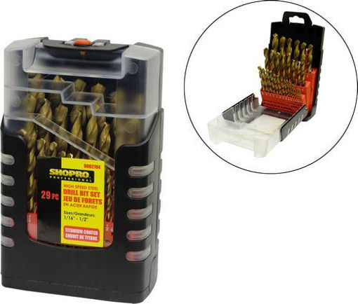 Picture of Drill Set 29Pc Hss 1/16-1/2in - No D002704