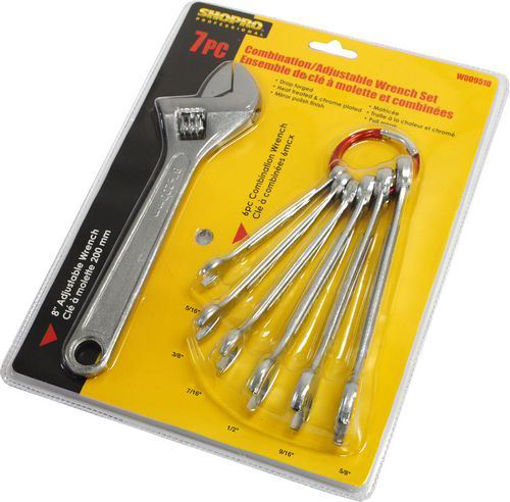 Picture of Wrench Comb Adjustable 7Pcs - No W009510