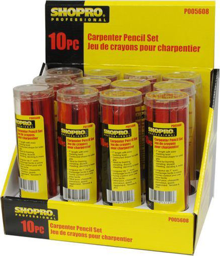 Picture of Pencil Carpenters 10Pc Plst Tube - No P005608