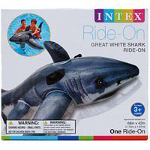 Picture of Ride On 68X42in White Shark - No 57525EP