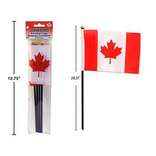 Picture of Flag 4Pk Canada On Stick - No 62256