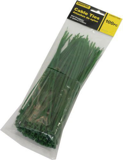 Picture of Cable Ties 100Pc 8in Green - No C000317GR