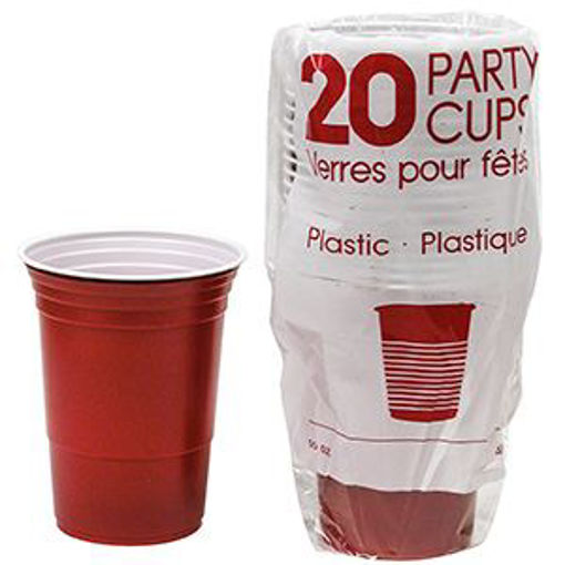 Picture of Cup Party Red 20Pk - No 077276