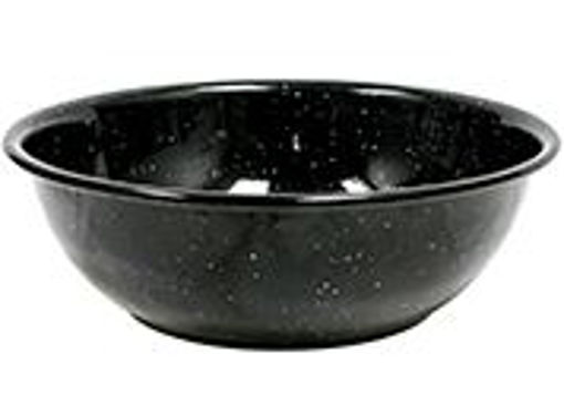 Picture of Black Bowl 6in Camping Enamel  - No 076776