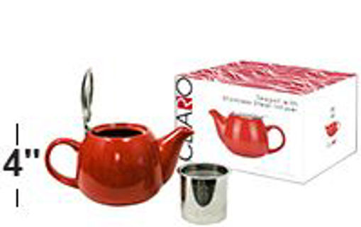 Picture of Teapot W/Infuser Red 600Ml - No 077463