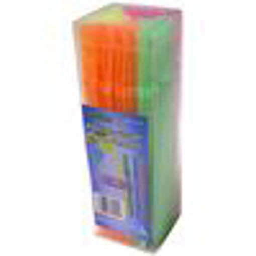 Picture of Straws Flexible 150Pk Neon - No 074251