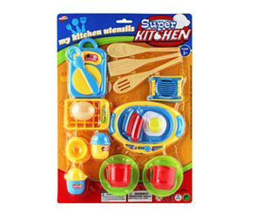 Picture of Kitchen Play Set On Card - No 32640
