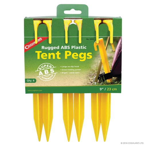 Picture of Pegs Tent 9IN Abs 6/Pk - No: 9309