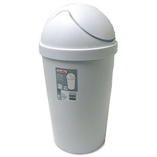 Picture of Wastebasket 12Qt Swing Top Wh - No 10838006