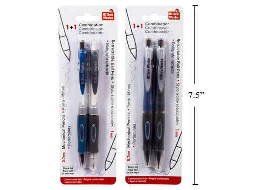 Picture of 2-Pc Pen & Mech. Pencil Set Comfort Grip - No 20440