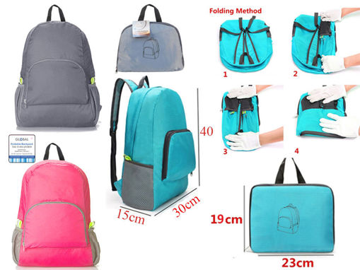 Picture of Foldable Backpack,3 Colors - No 89581