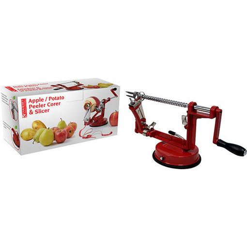 Picture of Apple Peeler + Slicer Red - No 076497