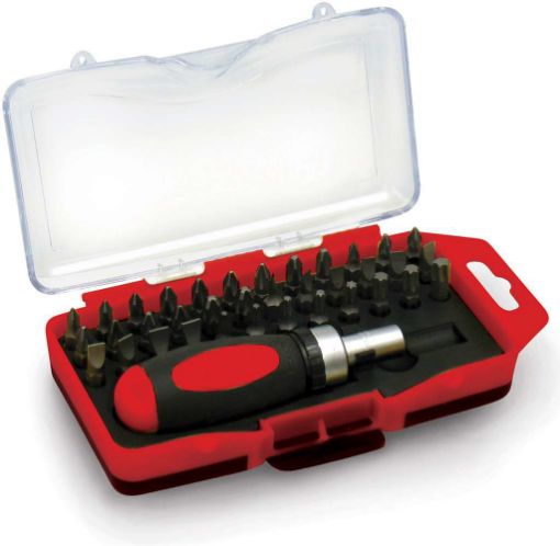 Picture of Screwdriver Bit-Socket Set 37Pcs - No 37185