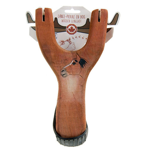 Picture of Wooden Slingshot, Horse Face - No 31206PKA