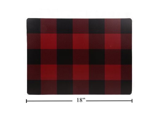 Picture of Placemat 13inX18in Buffalo Plaid Eva - No 67987