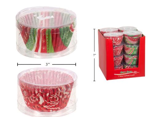 Picture of Xmas 50Pcs 3in Baking Cups - No 34673