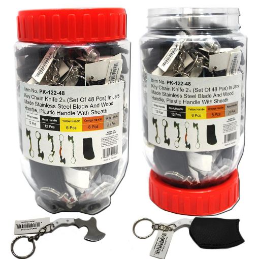 Picture of Knife Keychain 2.5In (48 In Jar) - No PK122-48
