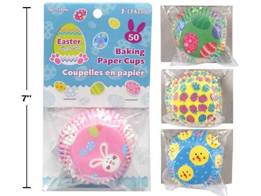 Picture of Easter Baking Cups 50Pk - No 18596