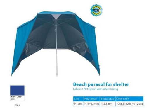 Picture of Beach Umbrella, Shade Uv50 6Ft - No 17639