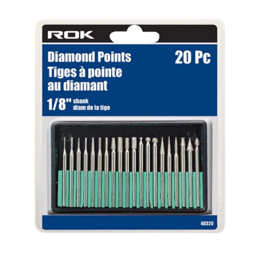 Picture of Diamond Point Set 1-8In 20Pcs - No 48320