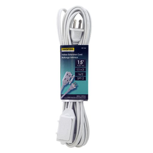 Picture of Power Cord Ind 16-2 15Ft White - No P011125