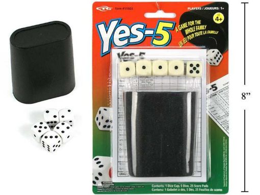 Picture of 5 Dice Game Set - No 11503