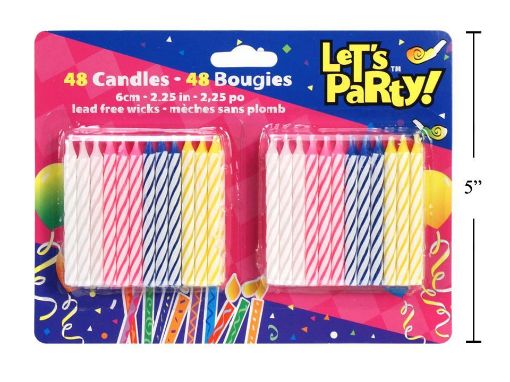 Picture of Birthday Candle 48Pk - No 45122CN