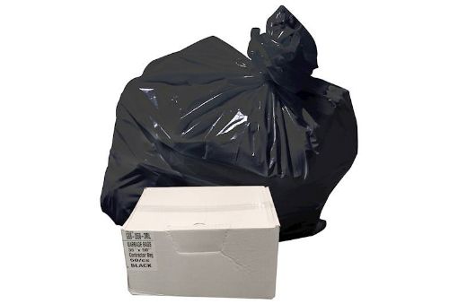 Picture of garbage bags Cs-50 35X50 3Mil  Black - No GBB-3550-3MIL
