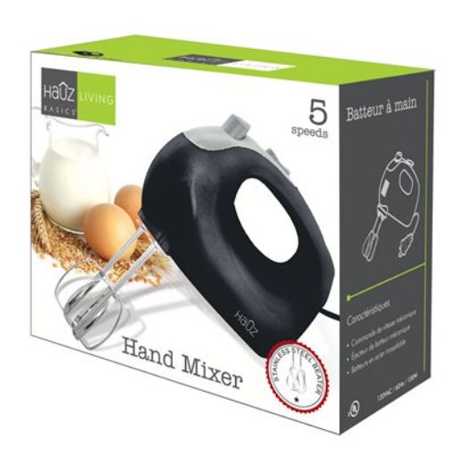 Picture of Hand Mixer Black - No AHM905