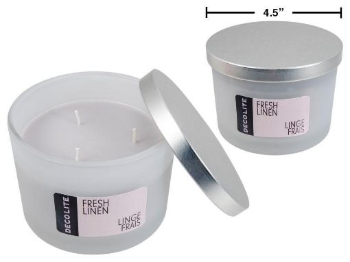 Picture of Jar Candle W-Lid, 9.5Oz, 3-Wick - No 88032