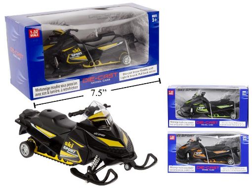 Picture of Diecast Snowmobile Pull-Back - No 01470